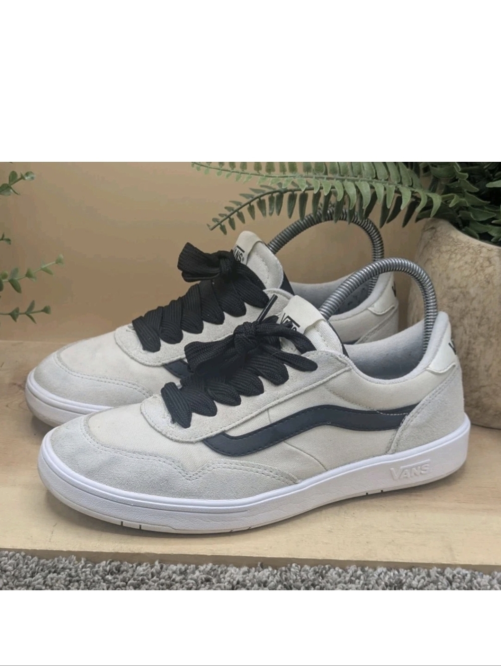 Vans Cruz Too Comfycush Gray Suede Mens 8.5 Women's 10 Casual Comfort Shoes - Picture 3 of 9
